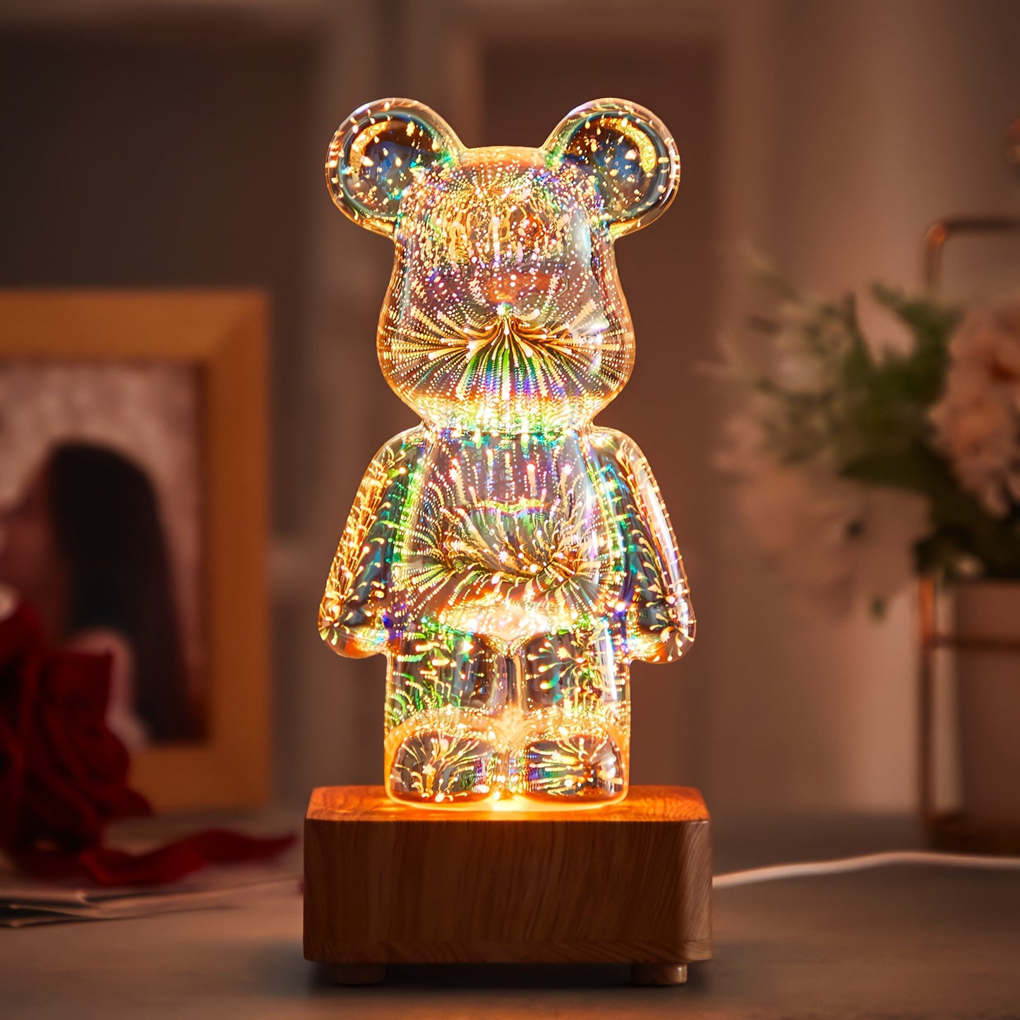 Firework Bear Lamp