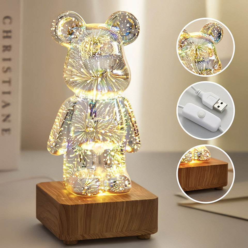Firework Bear Lamp